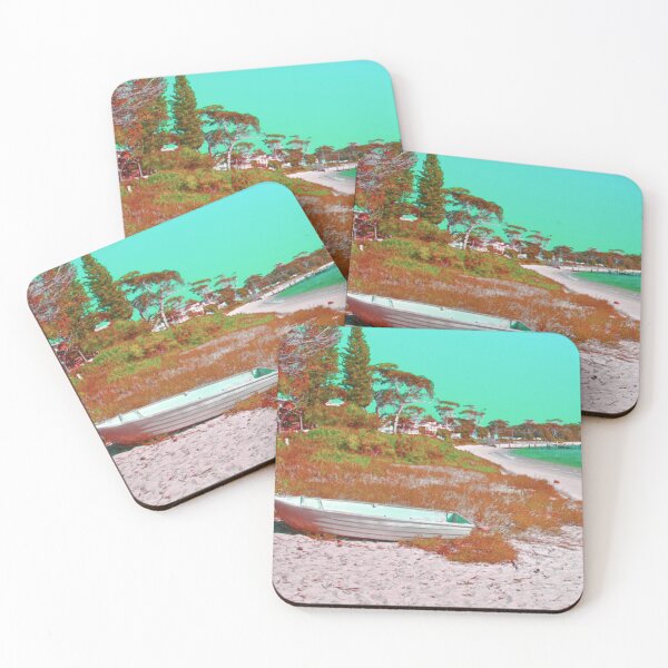 Item preview, The Lone Boat under an Emerald Sky! designed and sold by Mickangelhere.