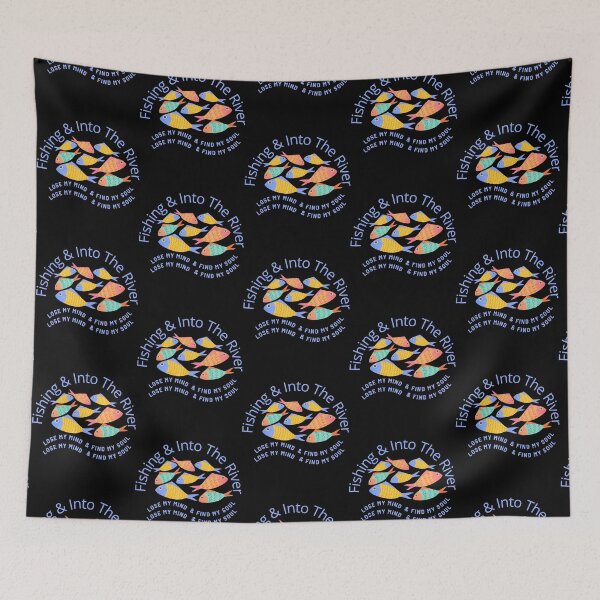 Item preview, Fishing And Into The River I Go To Lose My Mind And Find My Soul  designed and sold by GalaxyShirtUS.