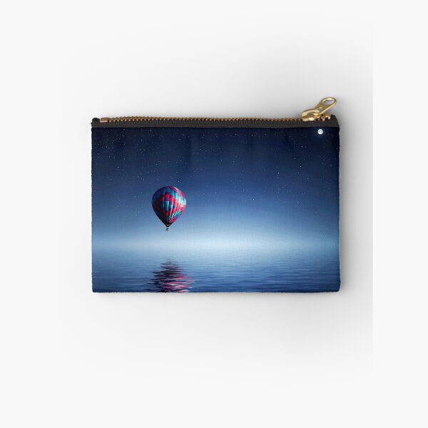 Item preview, WATERSCAPES #30 - Hot Air Balloon Reflected Over Ocean designed and sold by DEL-Productions.