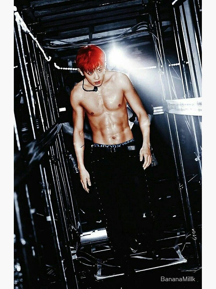 Chanyeol Abs Greeting Card By Bananamillk Redbubble