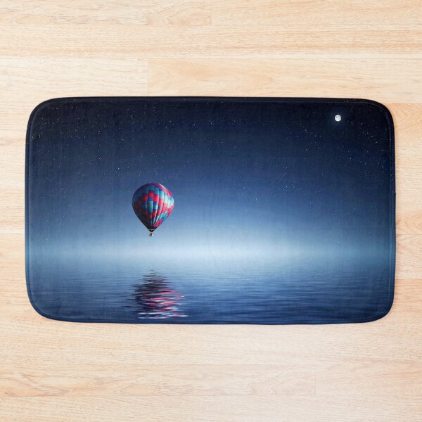 Item preview, WATERSCAPES #30 - Hot Air Balloon Reflected Over Ocean designed and sold by DEL-Productions.
