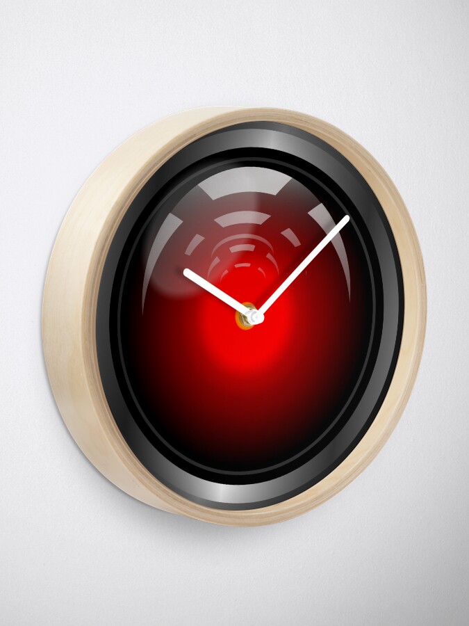 Alternate view of Hal 9000 (updated) Clock
