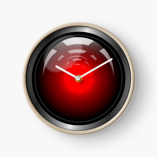 Hal 9000 (updated) Clock