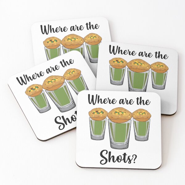 Item preview, Where are the shots Pani Puri shot glass Party India Design designed and sold by alltheprints.