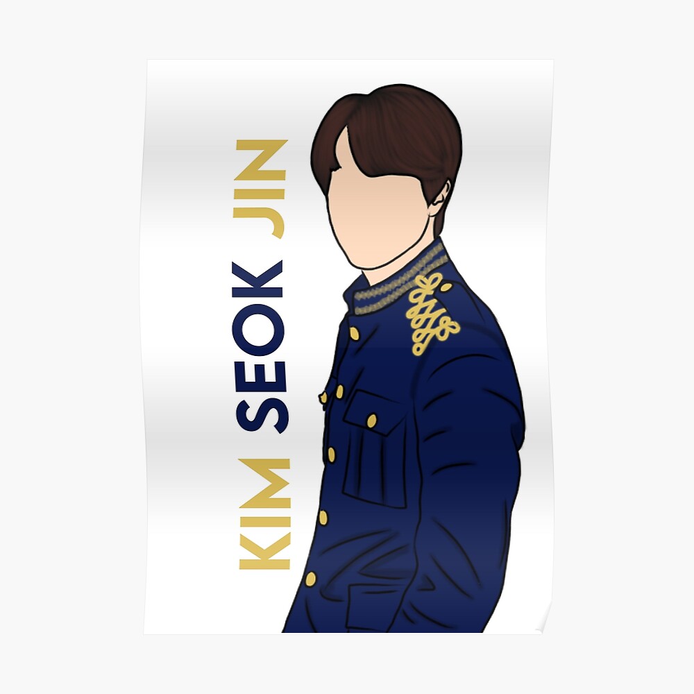 BTS - Jin (Kim Seokjin) Sticker for Sale by twmk