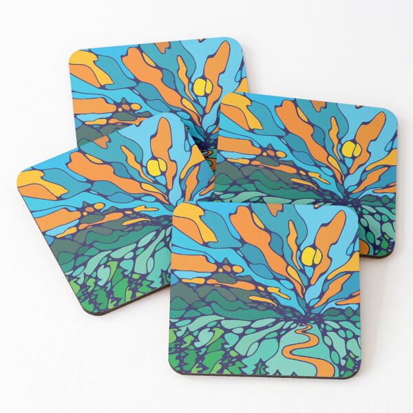 Item preview, Neurographic Sunset Landscape designed and sold by Suzanne Uchytil.