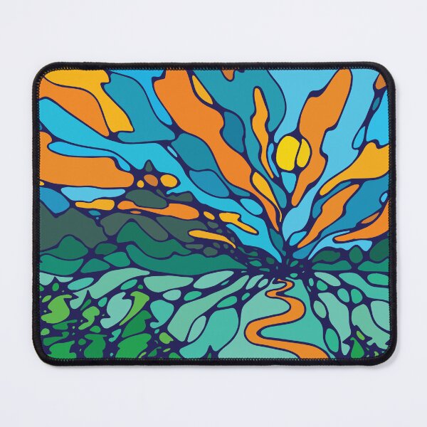 Item preview, Neurographic Sunset Landscape designed and sold by Suzanne Uchytil.