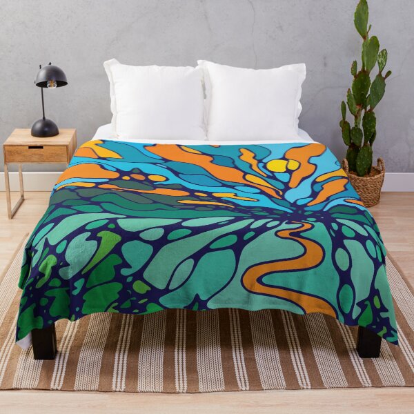 Item preview, Neurographic Sunset Landscape designed and sold by Suzanne Uchytil.