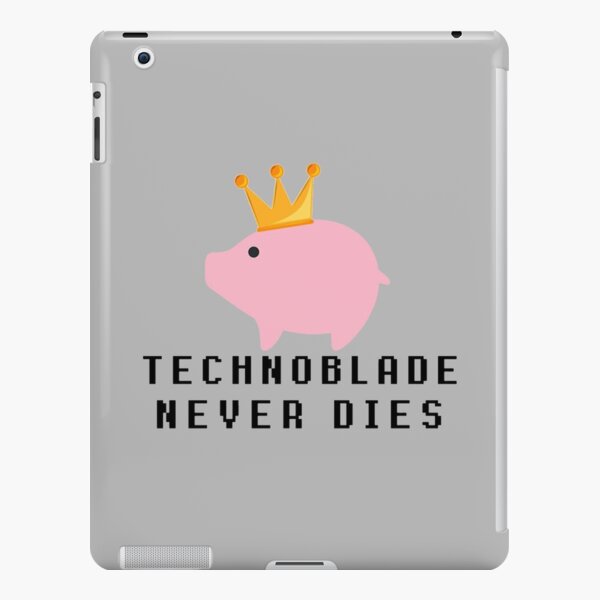 technoblade never dies technoblade technoblade never dies technoblade iPad  Case & Skin for Sale by anastdesign