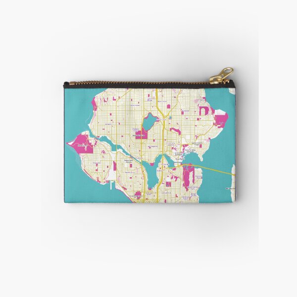 Item preview, Seattle Map - Cotton Candy designed and sold by bheberer.