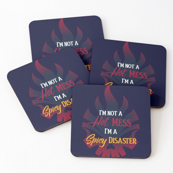 Item preview, I´m Not A Hot Mess I´m A Spicy Disaster. Funny Fiery designed and sold by Rebel-Design.