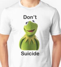 Nicht "Kermit" Selbstmord Slim Fit T-Shirt