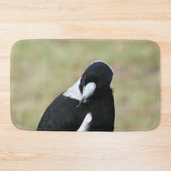Item preview, Australian Magpie with Leaf in Beak designed and sold by MottoDigging.