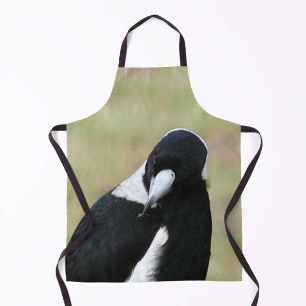 Item preview, Australian Magpie with Leaf in Beak designed and sold by MottoDigging.