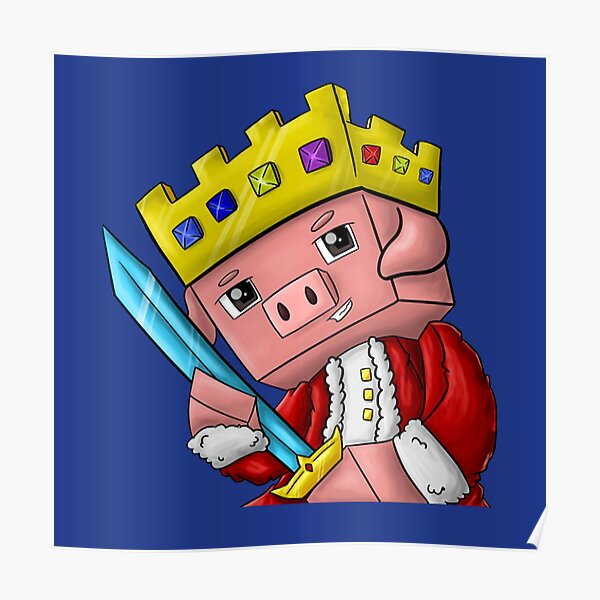 "technoblade logo " Poster for Sale by Angelicaves Redbubble