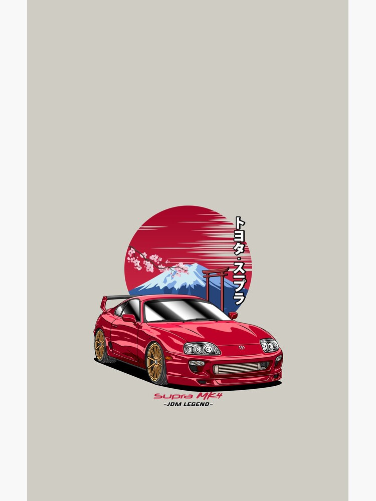 Nippon JDM Toyota Supra MK4  Art Print for Sale by Navin Guyvit