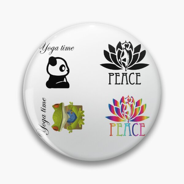 Item preview, Yoga and meditation practice sticker bundle designed and sold by Nikmay Design.