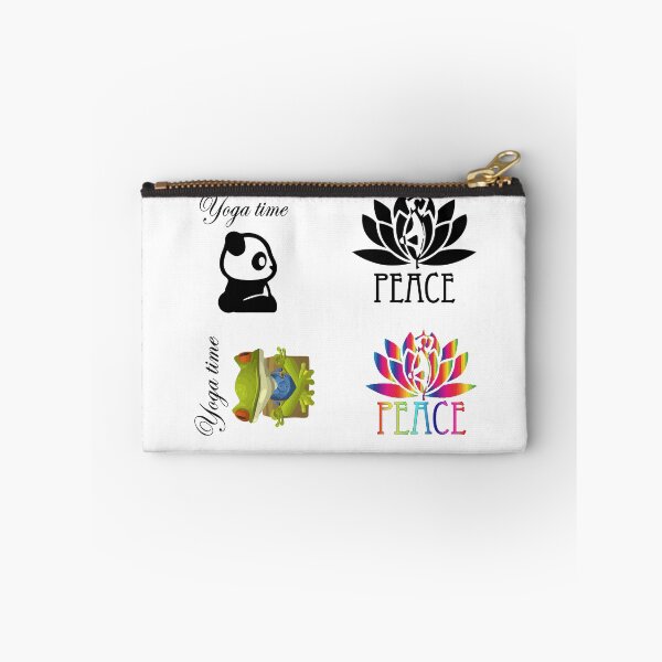 Item preview, Yoga and meditation practice sticker bundle designed and sold by Nikmay Design.