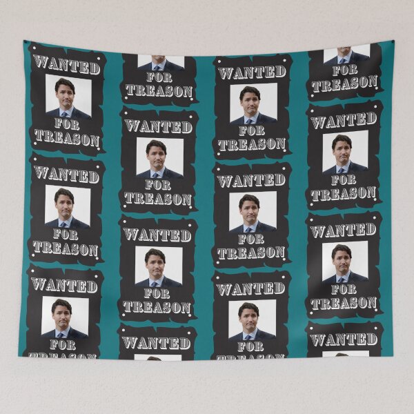 Item preview, Trudeau Wanted for Treason   designed and sold by UriGomezArt.