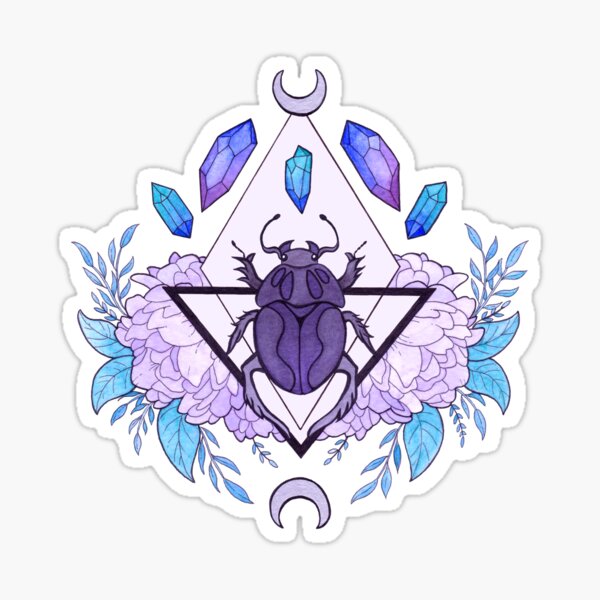 Scarab Queen Sticker