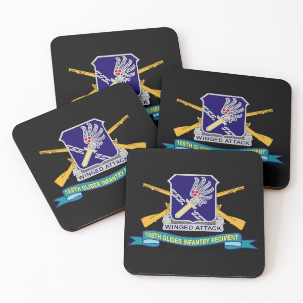 Item preview,  188th Glider Infantry Regiment w Br - DUI - Ribbon X 300 designed and sold by Military Insignia Products.