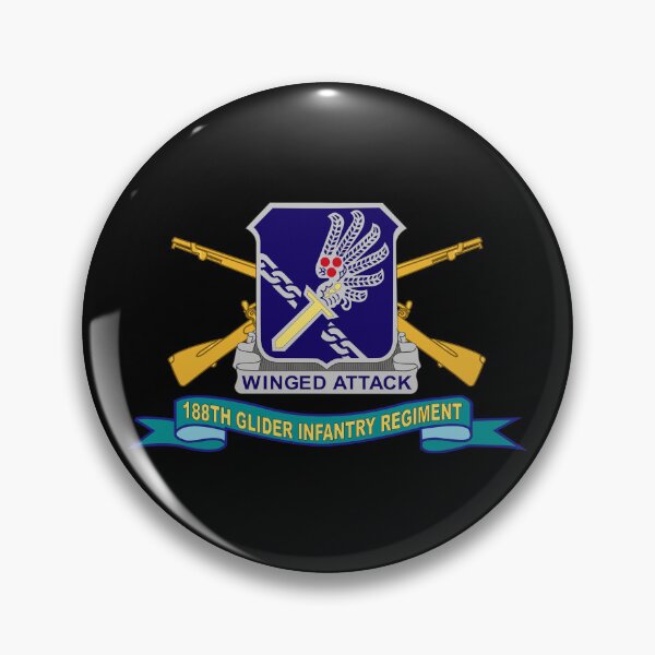 Item preview,  188th Glider Infantry Regiment w Br - DUI - Ribbon X 300 designed and sold by Military Insignia Products.