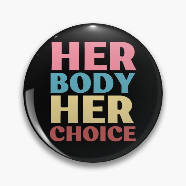 Item preview, HER body HER choice women's rights pro choice feminist designed and sold by IdeaIllustrator.