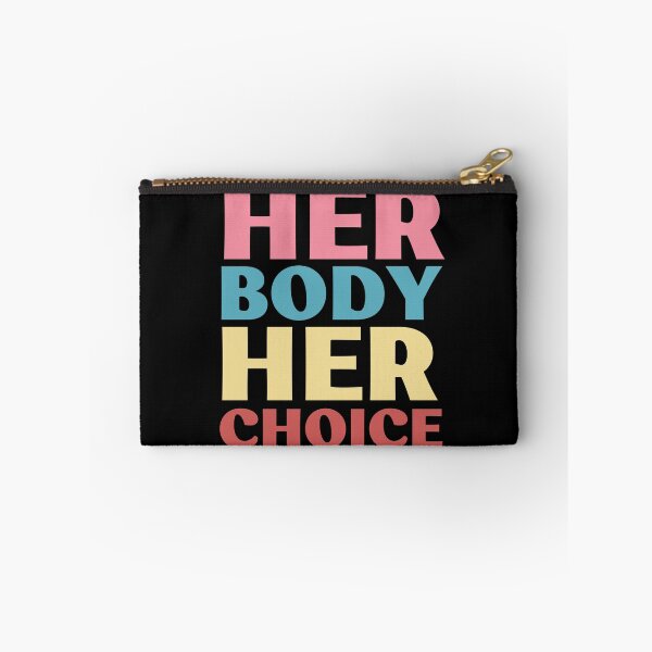 Item preview, HER body HER choice women's rights pro choice feminist designed and sold by IdeaIllustrator.