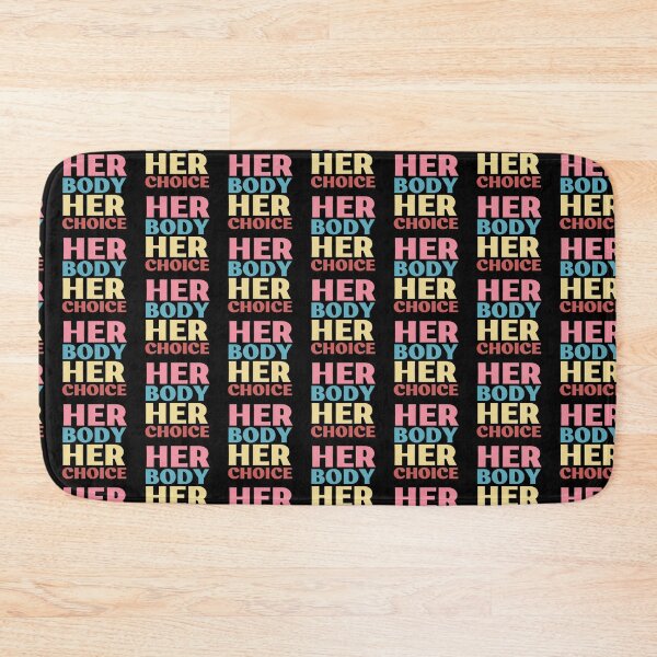 Item preview, HER body HER choice women's rights pro choice feminist designed and sold by IdeaIllustrator.