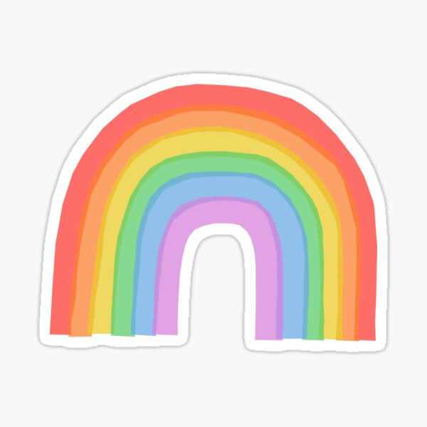 Translucent Rainbow Sticker