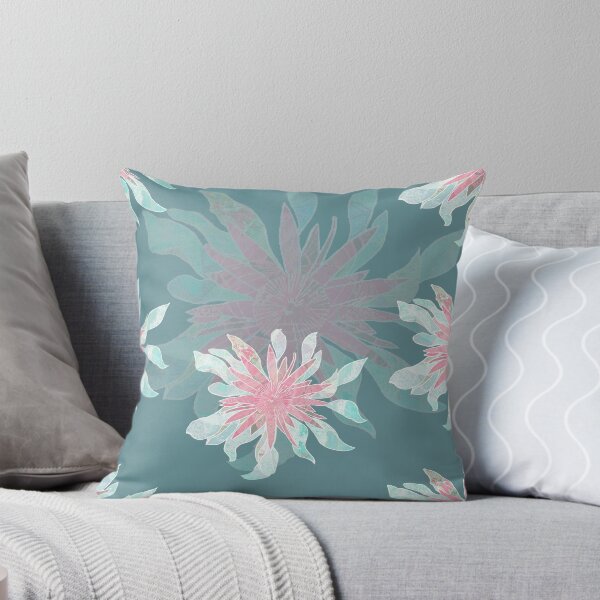 Item preview, Papercut-out Protea Flower in Pinks and Blues designed and sold by Shapeseeker.