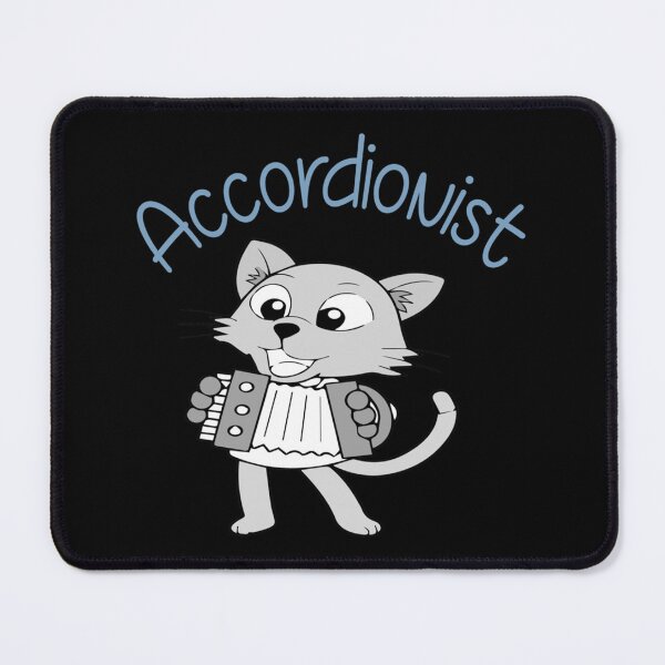 Item preview, Accordionist Cute Cat Accordionist Pullover Sweatshirt designed and sold by denissebla.