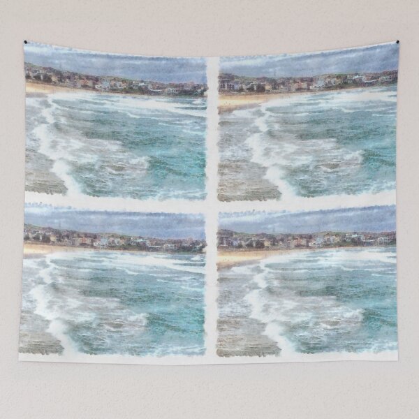 Item preview, Big waves at bondi beach designed and sold by ashishagarwal74.