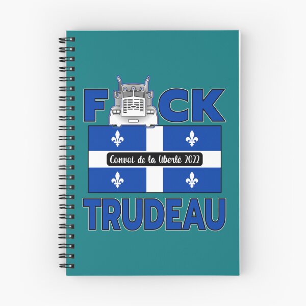 Item preview, QUÉBEC FLAG - F-CK TRUDEAU SAVE CANADA FREEDOM CONVOY 2022 TRUCKERS QUÉBEC designed and sold by UriGomezArt.