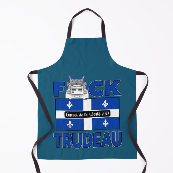 Item preview, QUÉBEC FLAG - F-CK TRUDEAU SAVE CANADA FREEDOM CONVOY 2022 TRUCKERS QUÉBEC designed and sold by UriGomezArt.