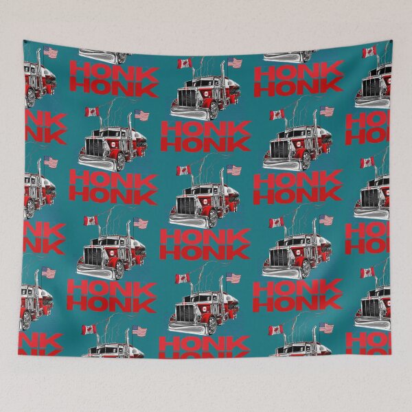 Item preview, Support of Canadian Truckers Mandate   designed and sold by UriGomezArt.