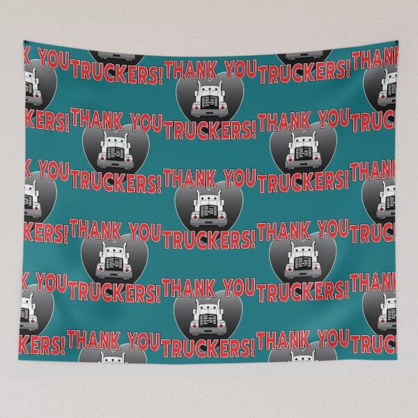 Item preview, THANK YOU TRUCKERS!TRUDEAU FREEDOM CONVOY 2022 OF TRUCKERS designed and sold by UriGomezArt.