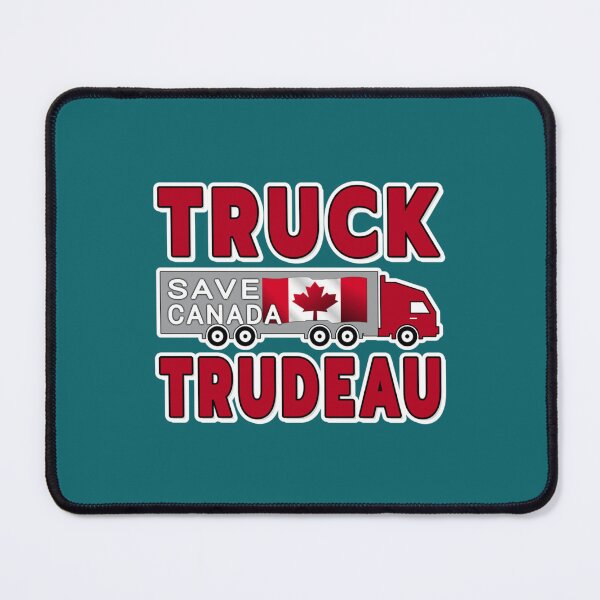 Item preview, TRUCK TRUDEAU SAVE CANADA FREEDOM CONVOY OF TRUCKERS designed and sold by UriGomezArt.