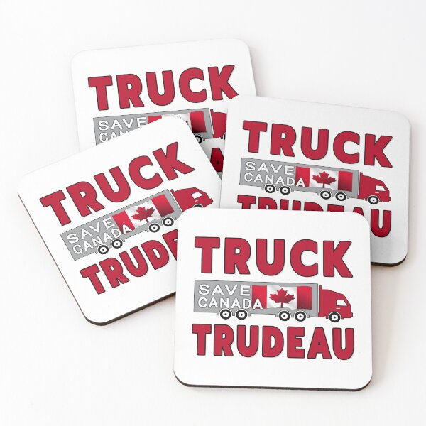 Item preview, TRUCK TRUDEAU SAVE CANADA FREEDOM CONVOY DE CAMIONEROS designed and sold by UriGomezArt.