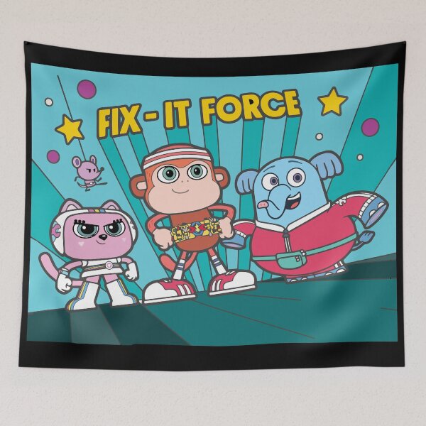 Item preview, fix-it force chico bon bon designed and sold by cowtownCOWBOY.