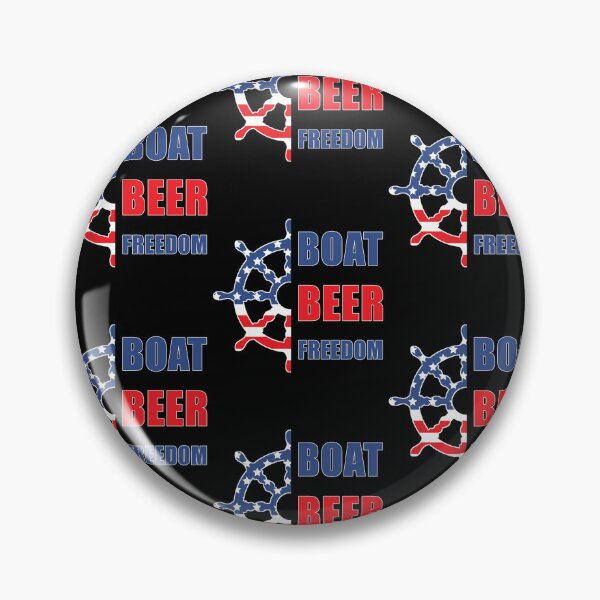 Item preview, Boat Beer Freedom Nautical Boating 4th Of July Boaters designed and sold by lloyd68.