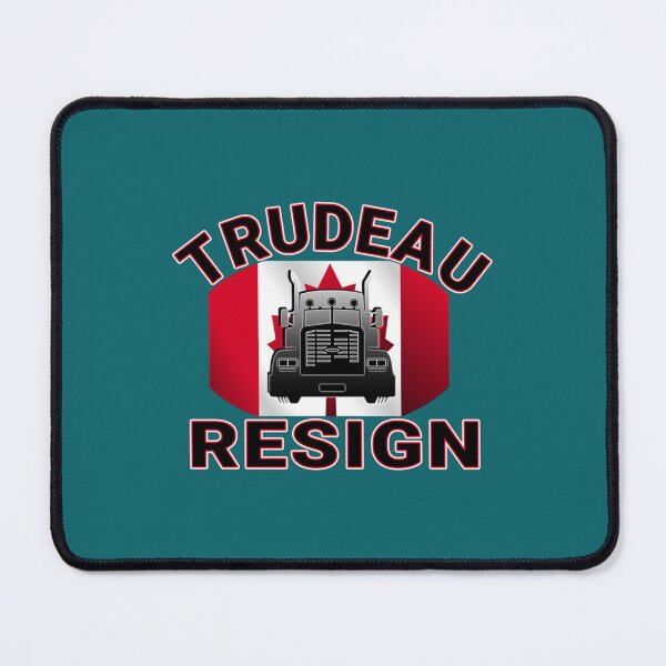 Item preview, TRUDEAU MUST GO RESIGN SAVE CANADA FREEDOM CONVOY 2022 TRUCKERS RED LETTERS designed and sold by UriGomezArt.