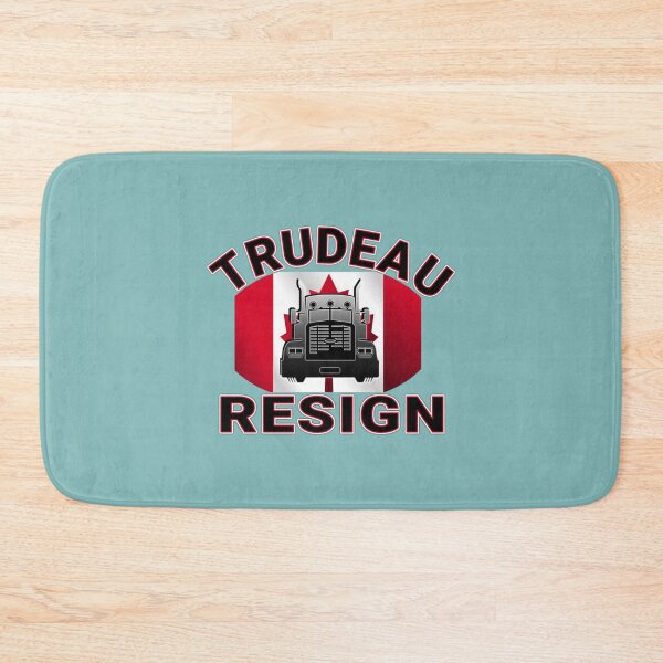 Item preview, TRUDEAU MUST GO RESIGN SAVE CANADA FREEDOM CONVOY 2022 TRUCKERS RED LETTERS   designed and sold by UriGomezArt.