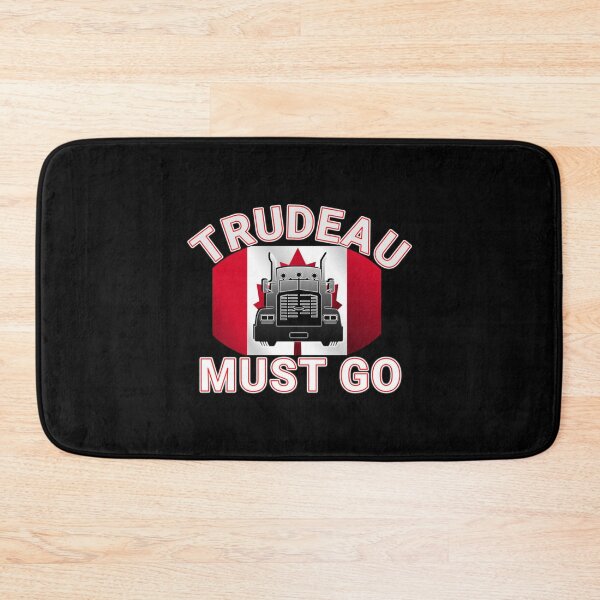 Item preview, TRUDEAU MUST GO SAVE CANADA FREEDOM CONVOY 2022 TRUCKERS RED LETTERS    designed and sold by UriGomezArt.