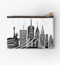 Linocut New York Studio Pouch