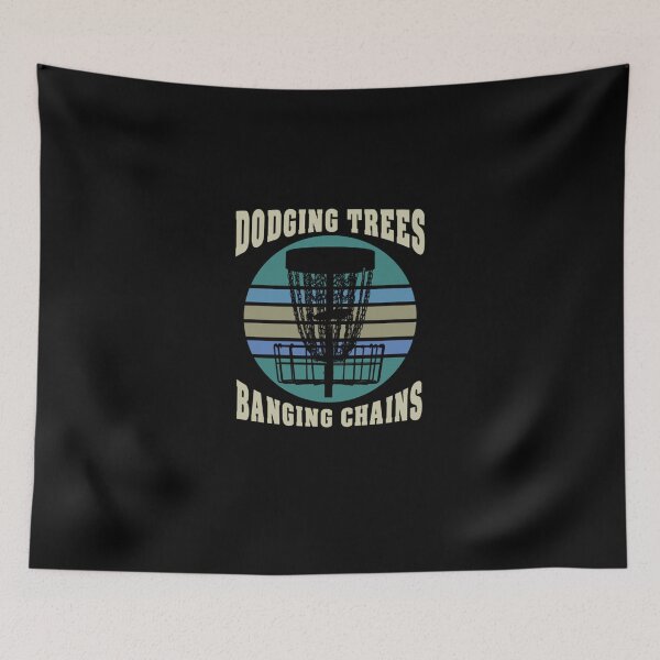 Item preview, Disc Golf Dodging Trees Banging Chains designed and sold by AlexanMitchell.
