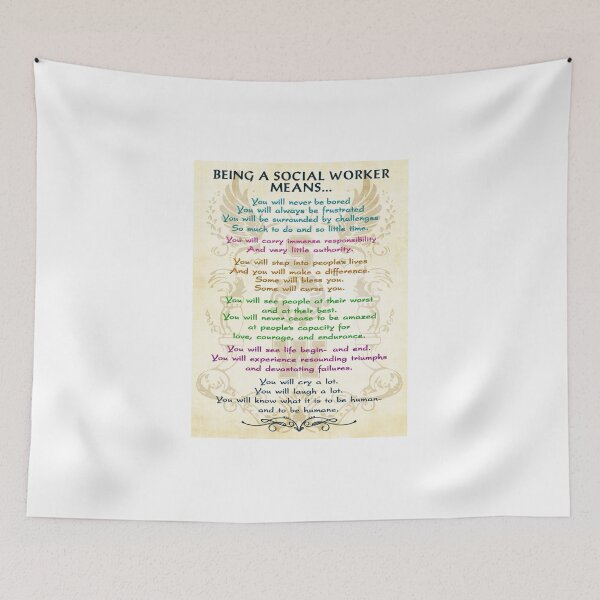 Item preview, Being a social worker means designed and sold by Garnettee.