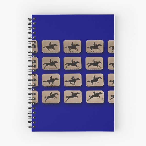 Item preview,      Eadweard Muybridge – 1830-1904 – Locomotion Theory – Horse and Jump – Blue designed and sold by imageresource.