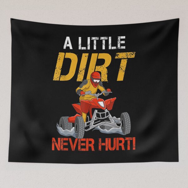 Item preview, A Little Dirt Never Hurt! Quad Bike All Terrain Vehicle ATV designed and sold by Sarena84.