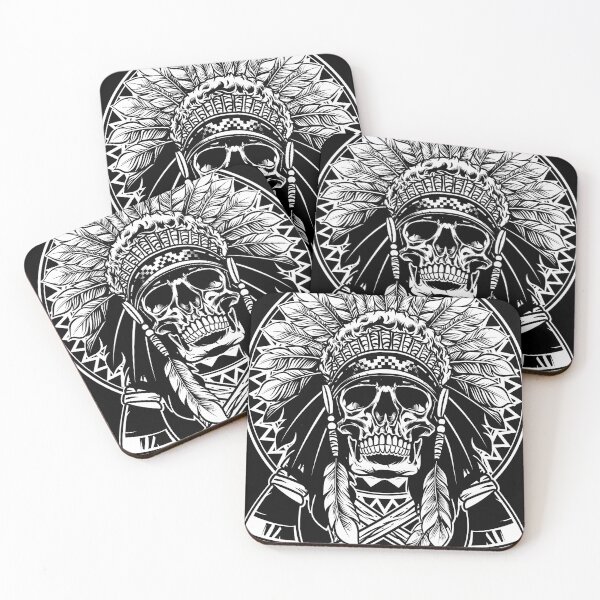 Item preview, Native American Skull designed and sold by ItsMeRuva.